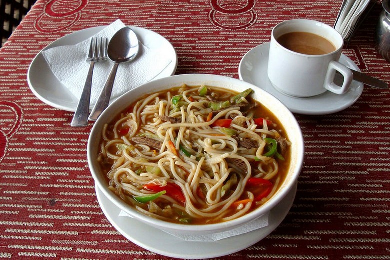 Tương ớt sepen của người Tạng ăn kèm mì thukpa